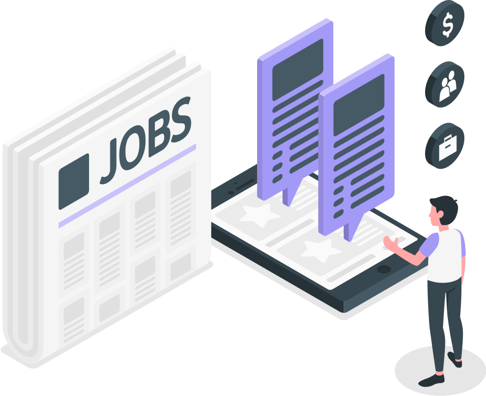 Resume Writing Illustration